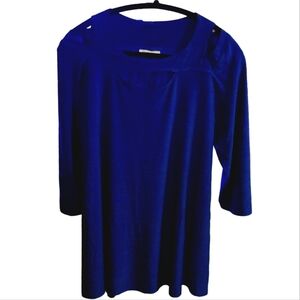 035 PATCHINGTON SIZE L 3/4 SLEEVE BLOUSE